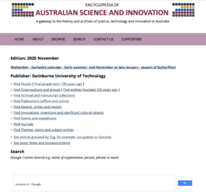Encyclopedia of Australian Science and Innovation