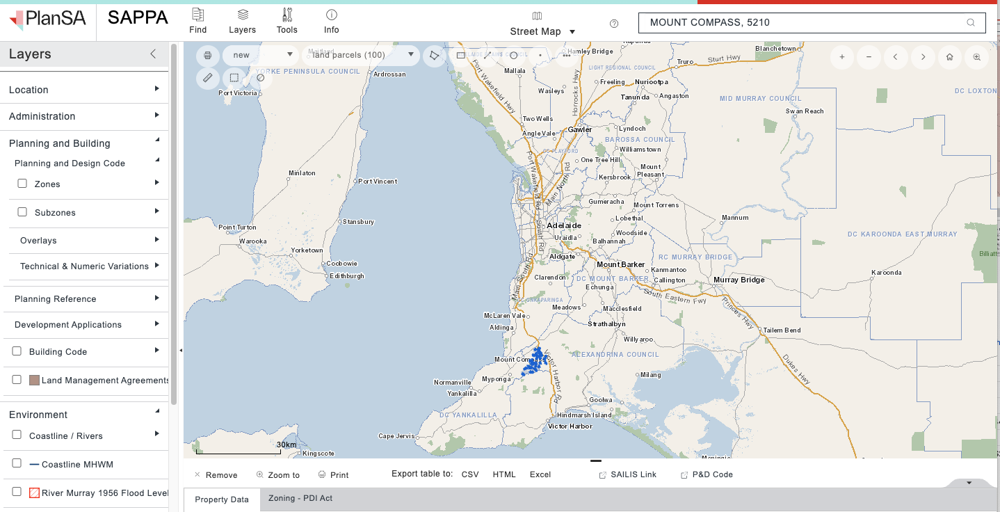 South Australian Planning Portal Application (SAPPA)